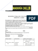 REGISTRO TOMA DE CONOCIMIENTO Caillin