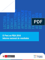 El Perú en PISA 2018 Informe Nacional de Resultados