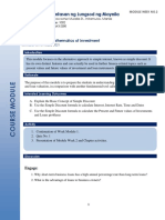 Course Module 2 Mathematics of Investment