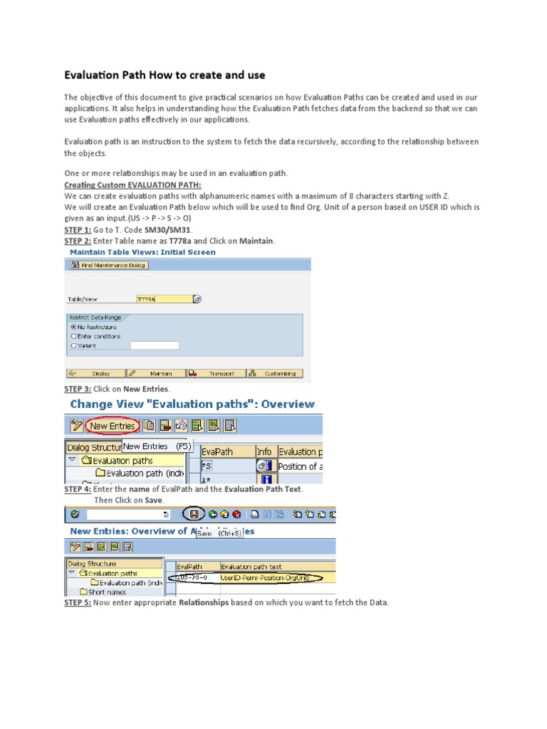 Evaluation Path How To Create and Use | PDF | Information Age | Systems ...