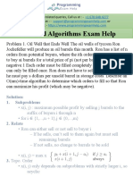 Advanced Algorithms Exam Help