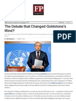 Goldstone Debate