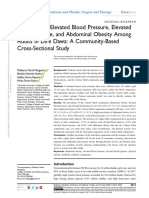 Clustering of Elevated Blood Pressure, Elevated Blood Glucose, and Abdominal Obesity Among Adults in Dire Dawa: A Community-Based Cross-Sectional Study