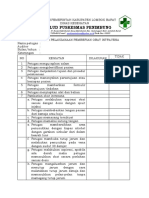 Monitoring Pelaksanaan Pemberian Obat Intravena