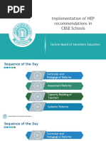 CBSE - Academic Unit - Implementation of NEP in Schools