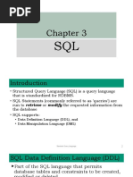 Chapter 3 SQL