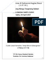 TAIB SABTU SUNYI 3 April 2021