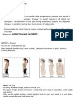 A. Musculoskeletal System 1. Physical Assessment: Special Considerations