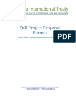 Full Project Proposal Format: Third Call For Proposals Under The Benefit-Sharing Fund