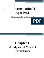 Ch. 1 Analysis of Market Structures