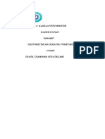 T.C. Kafkas Üniversitesi Kader Doğan 190444007 İlköğretim Matematik Öğretmenliği 2.sinif Özgül Öğrenme Güçlükleri