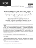 AIJ Guidelines For Practical Applications of CFD To Pedestrian Wind Environment Around Buildings