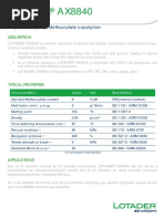 Lotader: Ethylene - Glycidyl Methacrylate Copolymer