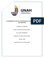 Investigación de Los Economistas Mas Grandes y Sus Aportes 1