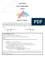 LECTURE 1 - Clauses+Follow Up Exercises