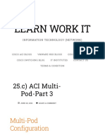 25.c) ACI Multi-Pod-Part 3 - LEARN WORK IT