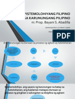 Epistemolohiyang Filipino Sa Karunungang Pilipino 1