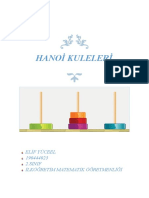 Hanoi Kuleleri: Elif Yüceel 190444025 2.sinif İlköğretim Matematik Öğretmenliği