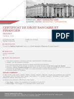 Certificat de Droit Bancaire Et Financier