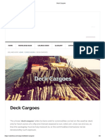Deck Cargoes