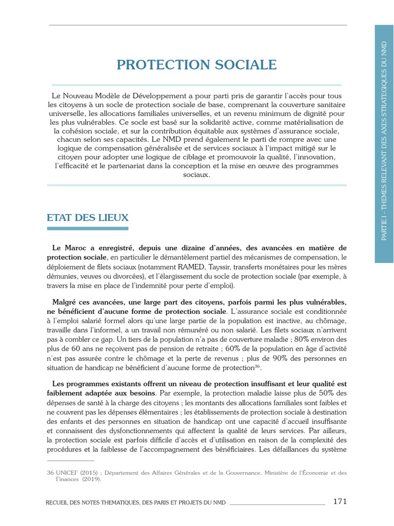 Protection Social | PDF | Protection sociale | Assurance