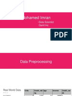 Data Preprocessing and Linear Regression