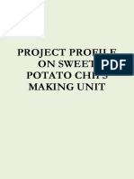 Project Profile On Sweet Potato Chips Making Unit