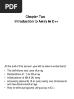 Chapter 2 - Array