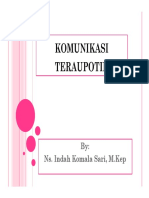 KOMUNIKASI TERAPEUTIK