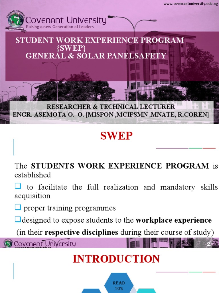 Student Work Experience Program Safety Guide | PDF | Safety