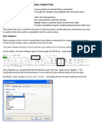 DATA VALIDATION AND CONDITIONAL FORMATTING