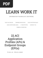 22.ACI Application Profiles (APs) & Endpoint Groups (EPGs) - LEARN WORK IT