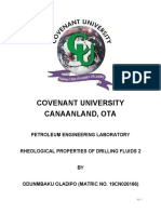 Rheological Properties of Drilling Fluids Prac 3