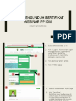 Cara Mengunduh Sertifikat Webinar