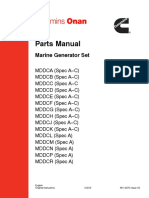 Parts Manual: Marine Generator Set