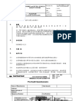 D-SAS-A-PREQU-01 - Social Audit Pre-Audit Questionnaire