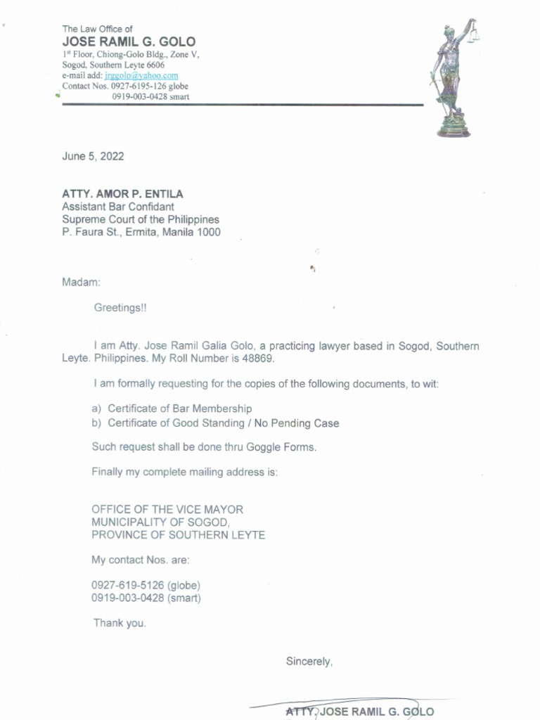 Letter Obc | PDF