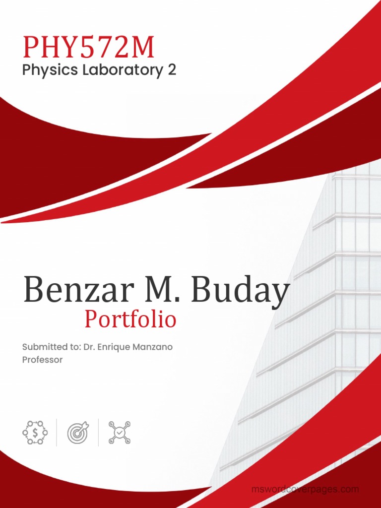 Report Cover Page Design - 5 | PDF