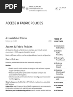 Access & Fabric Policies - DCLessons