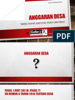 Materi Advokasi Anggaran Desa 1