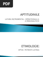 aptitudinile ppt