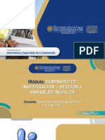 Investigacion Seccion 1 Variables Iniciales Diapositivas