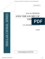 And The Glory of The Lord - G. F. Handel (SATB - Not Angka)