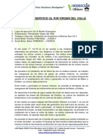 Informe Virgen Del Valle