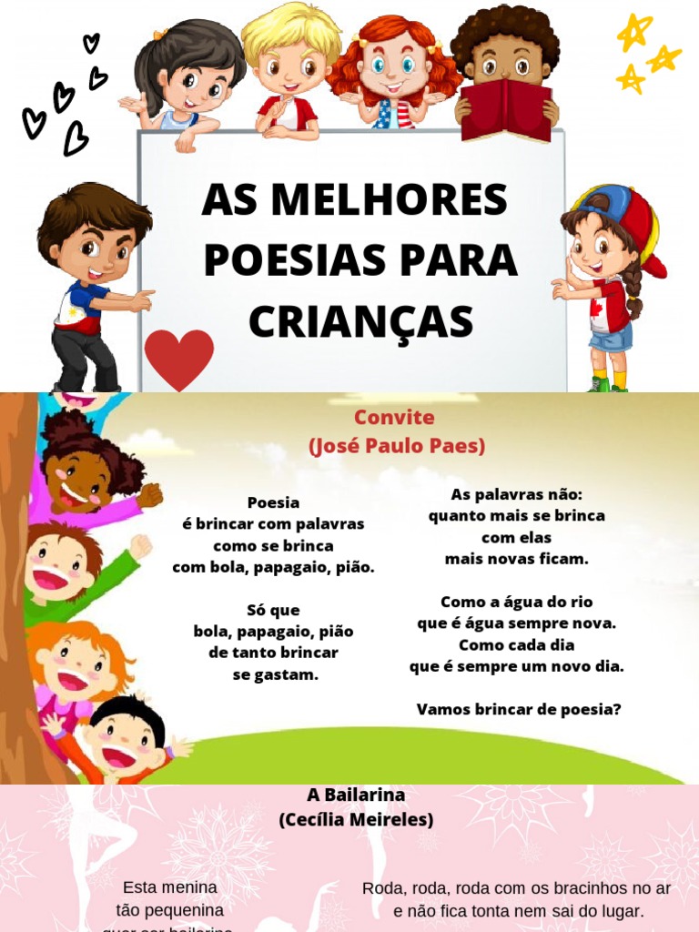 As Melhores Poesias para Crianças | PDF