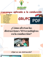 Como Afectan Las Distracciones NO Tecnológicas en La Conducción