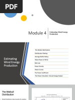 Estimating Wind Energy Production