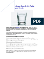 8 Manfaat Minum Banyak Air Putih Bagi Kesehatan Tubuh