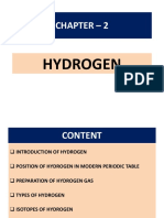Chapter - 2: Hydrogen
