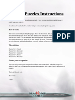 Bonus Puzzles Instructions